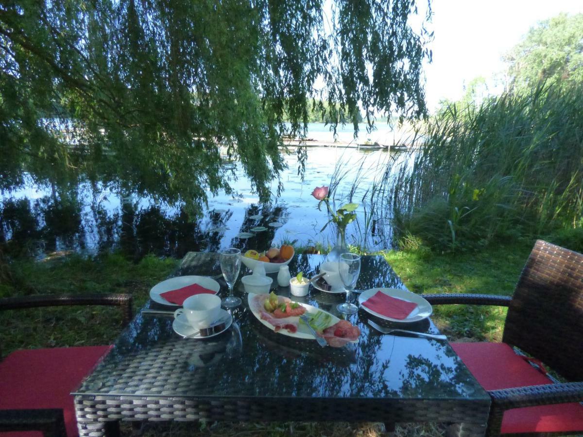 Pension Seeterrasse Serwest Buitenkant foto
